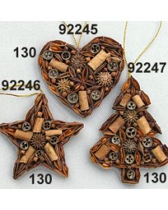 Deco hanging heart / natural / 92245.130